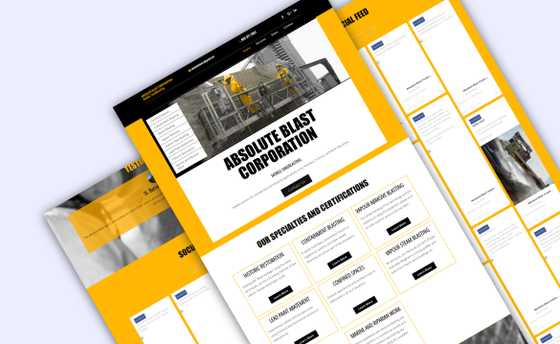 A responsive site for a mobile company in the commercial and industrial industry
