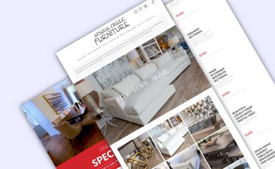 A responsive website for modern furniture store