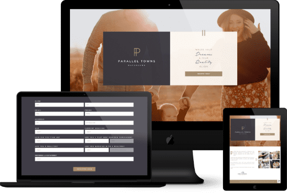 A responsive website for exclusive townhomes