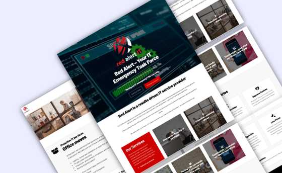 The responsive website for IT company
