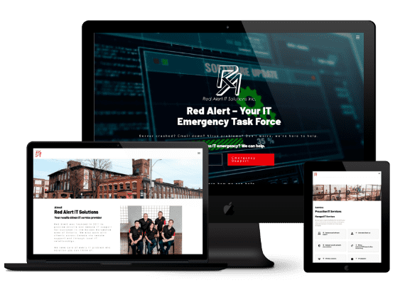 The responsive website for IT company