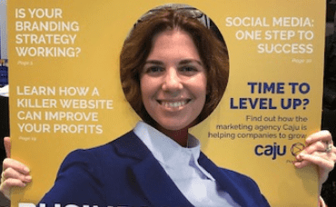 Liza Karpilovski CEO of Cappers Applications, software developing company, attending trade shows to increase knowledge of the tech world